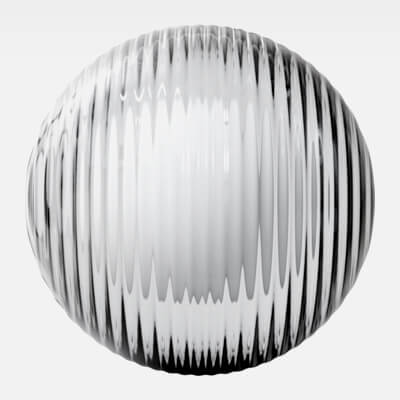 Ribbed Wave Glass 4K