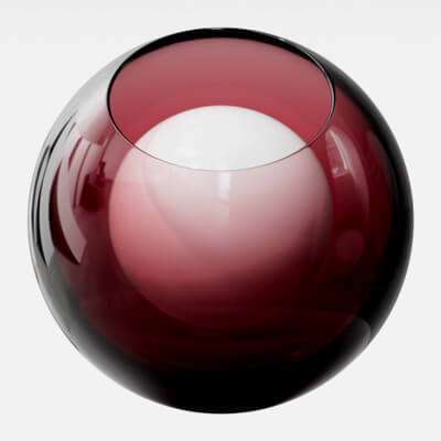 Ruby Red Tinted Glass 4K