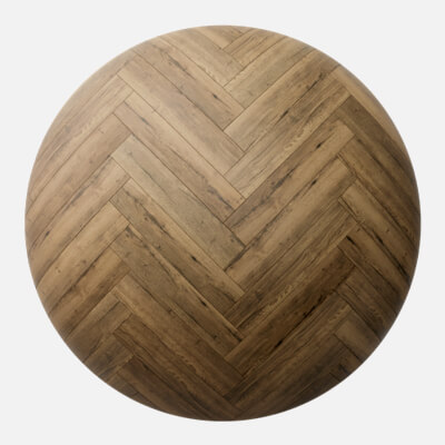 Rustic Oak Wood Herringbone Floor 4K