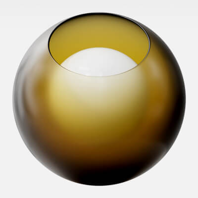 Saffron Yellow Tinted Glass Frosted 4K