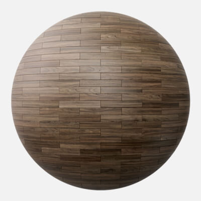 Smokey Walnut Brick Bond Parquet Wood Floor 4K