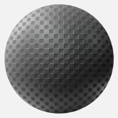 Soft Square Debossed Plastic 4K