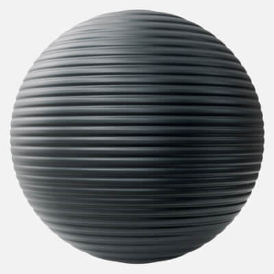 Softened Fluted Plastic Surface Texture 4K