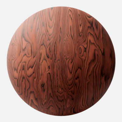 Sottsass Red Dyed Wood Veneer 4K
