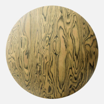 Sottsass Yellow Dyed Wood Veneer 02 4K