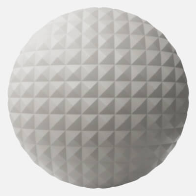Square Pyramid Textured Plastic 4K