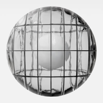 Stacked Glass Block Tile Black Grout 4K