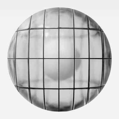 Stacked Glass Block Tile Frosted 4K