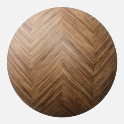 Teak Chevron Wood Floor 4K
