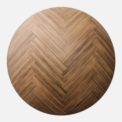 Teak Herringbone Wood Floor 4K
