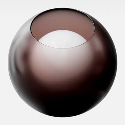 Terracotta Brown Tinted Glass Frosted 4K