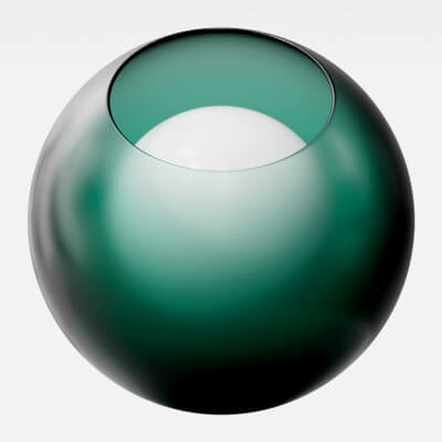 Viridian Green Tinted Glass Frosted 4K