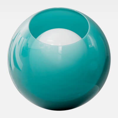 Vivid Azure Blue Smoked Glass 4K