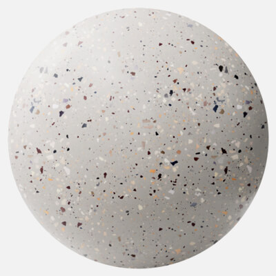 Warm Beige Terrazzo Plastic 4K