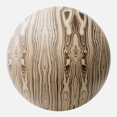 Zebrano Book Matched Natural Finish Veneer Wood 4K
