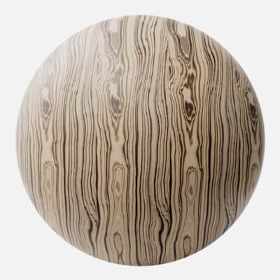Zebrano Slip Matched Natural Finish Veneer Wood 4K