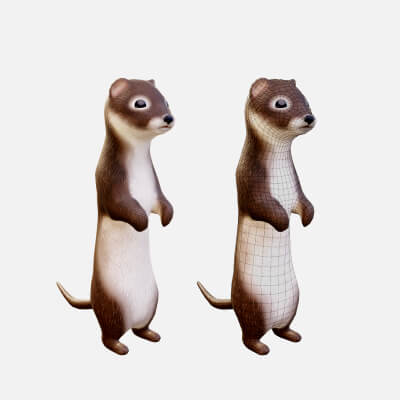 Cartoon Weasel