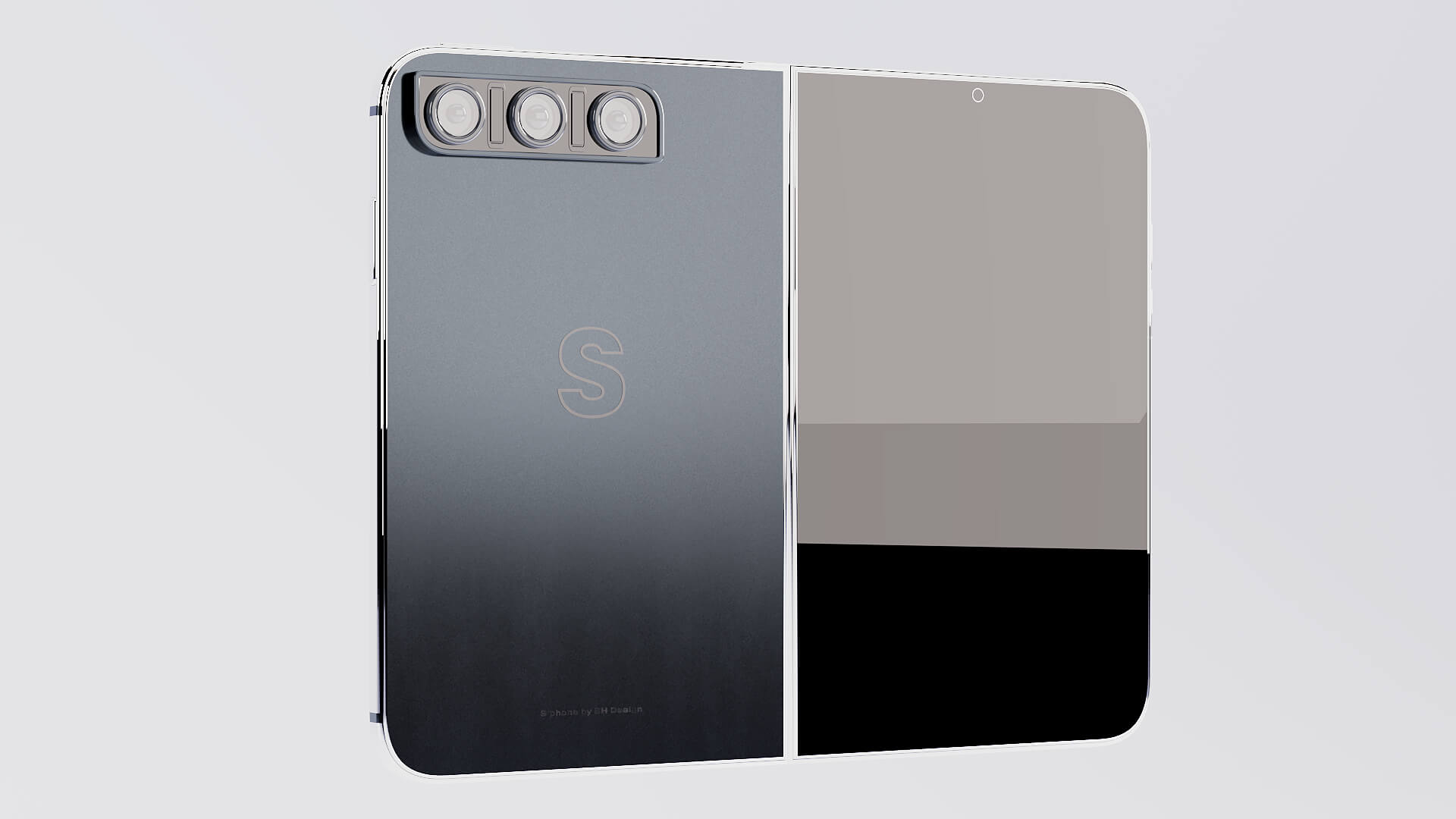 Foldable Smartphone Concept 3D Model