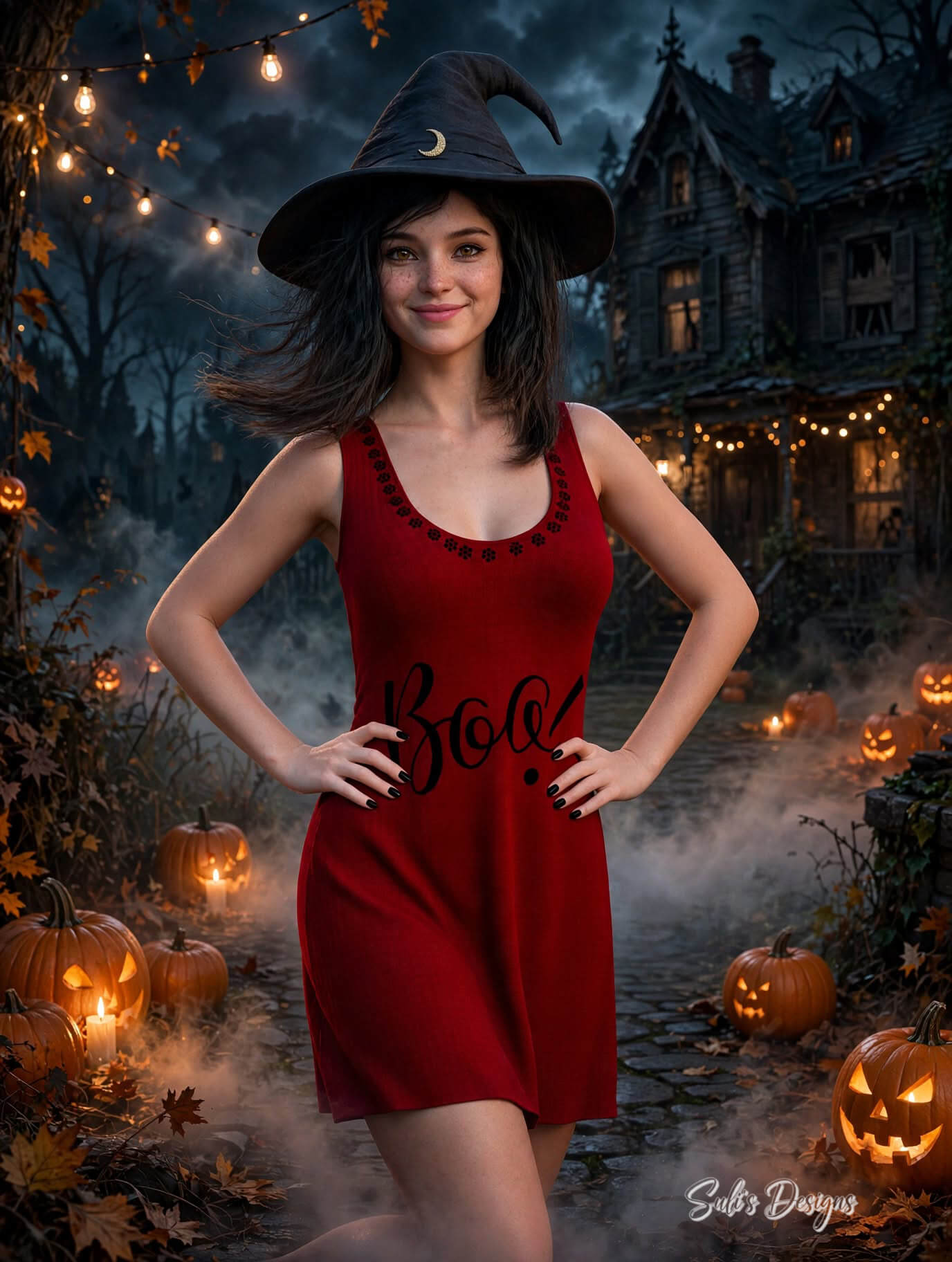 Halloween 3D Render, Digital Artwork by Suli s Designs