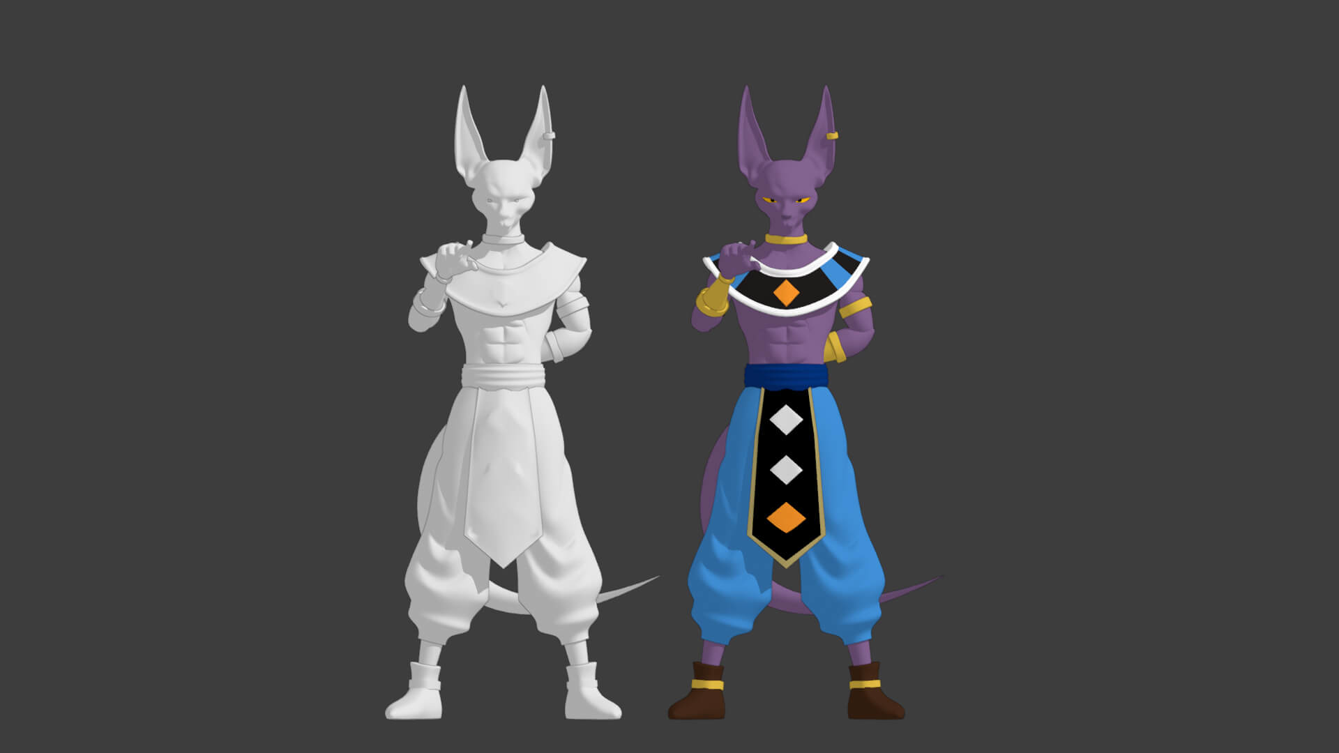 Beerus - Dragonball Super 3D Model