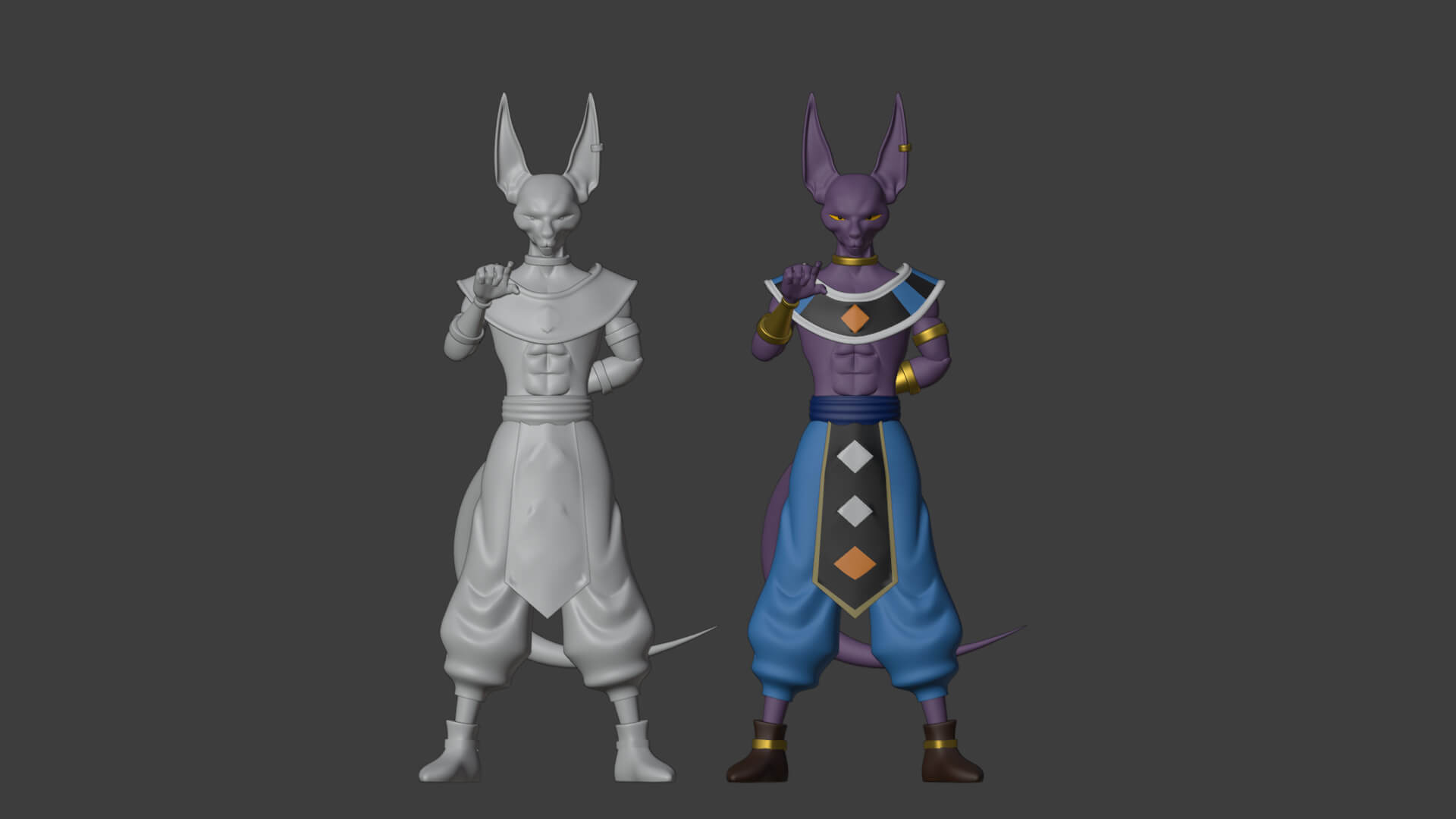 Beerus - Dragonball Super 3D Model