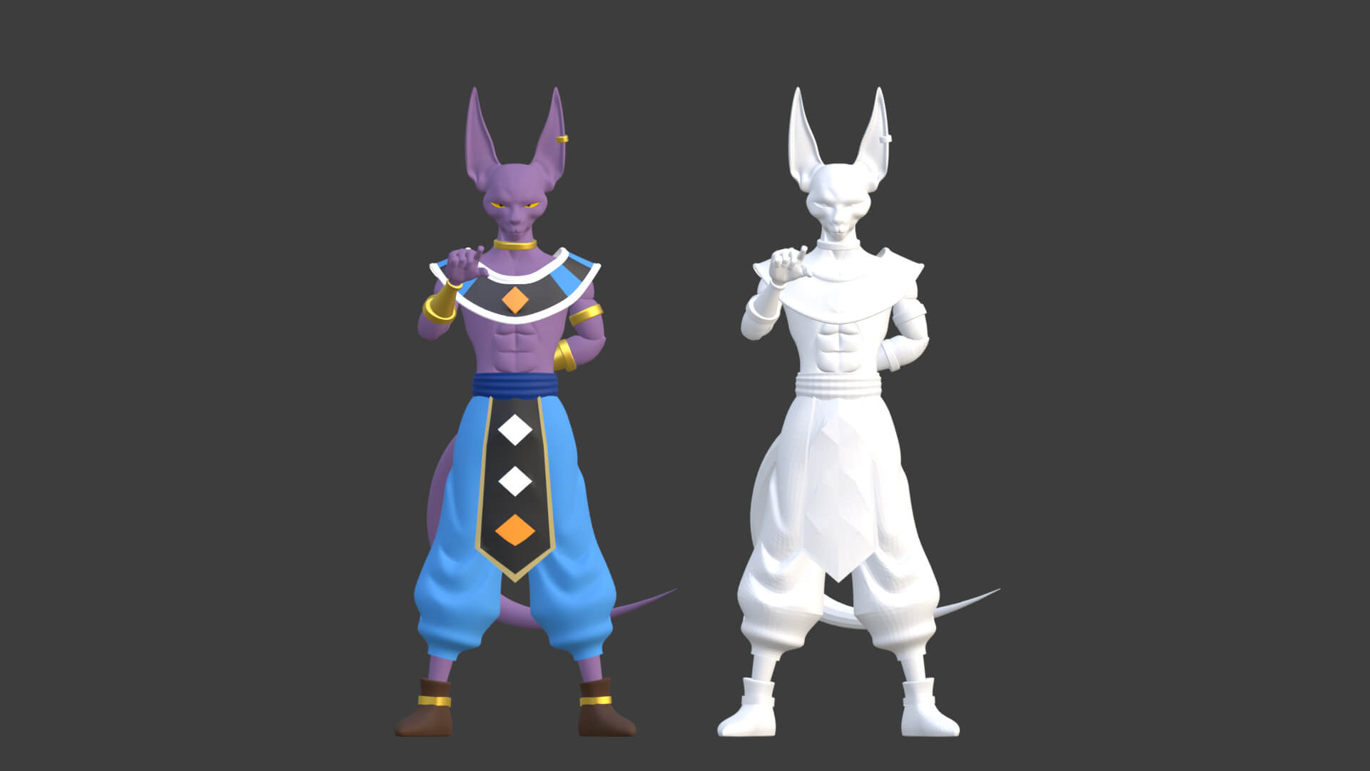 Beerus - Dragonball Super 3D Model