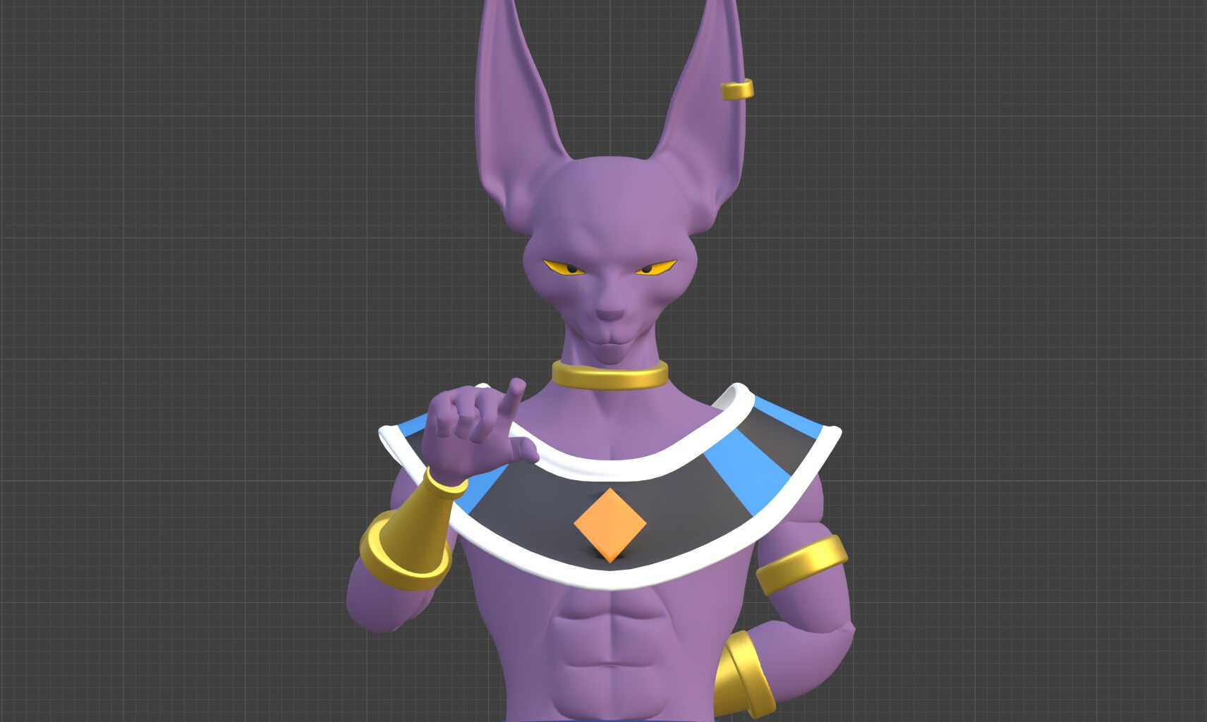 Beerus - Dragonball Super 3D Model