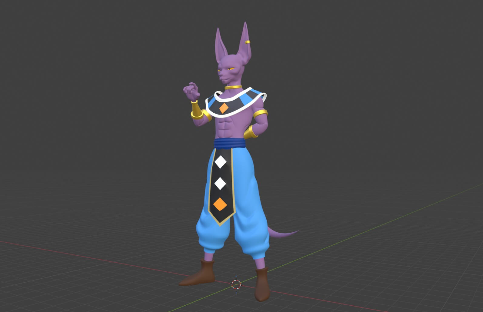 Beerus - Dragonball Super 3D Model