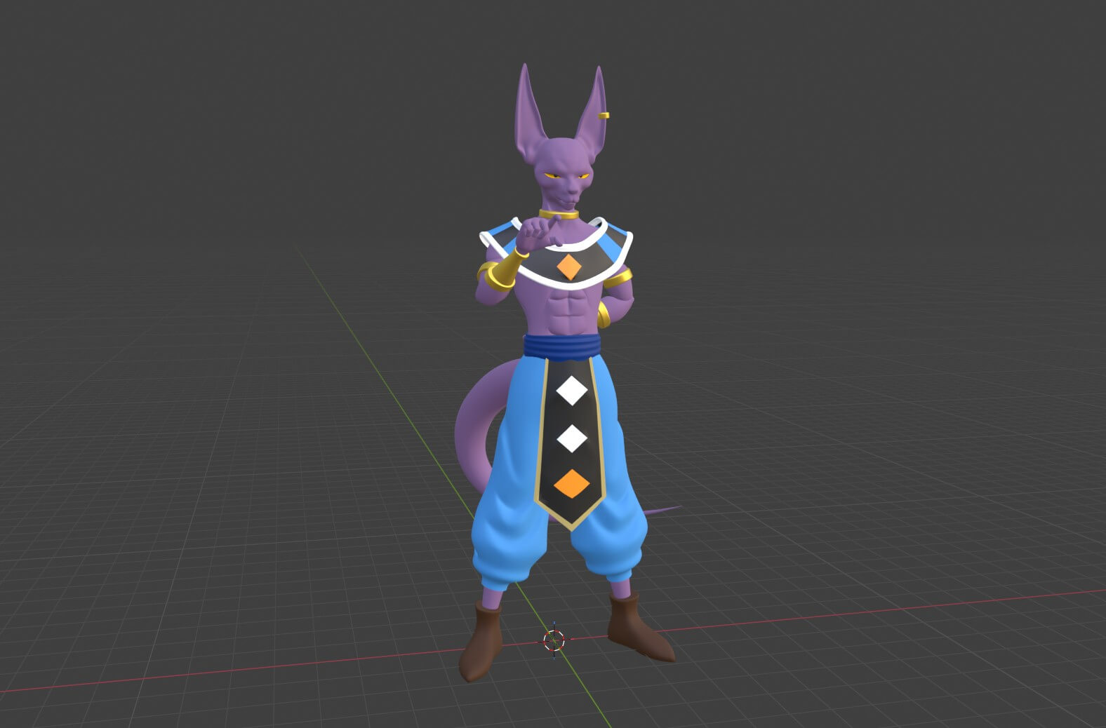 Beerus - Dragonball Super 3D Model