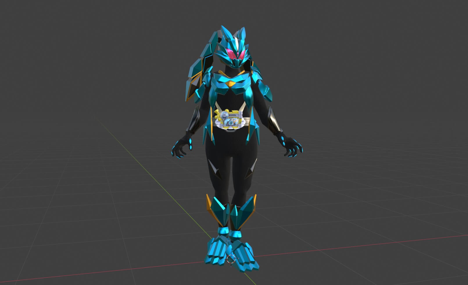 Kamen Rider Datt - Kamen Rider My-Th 3D Model
