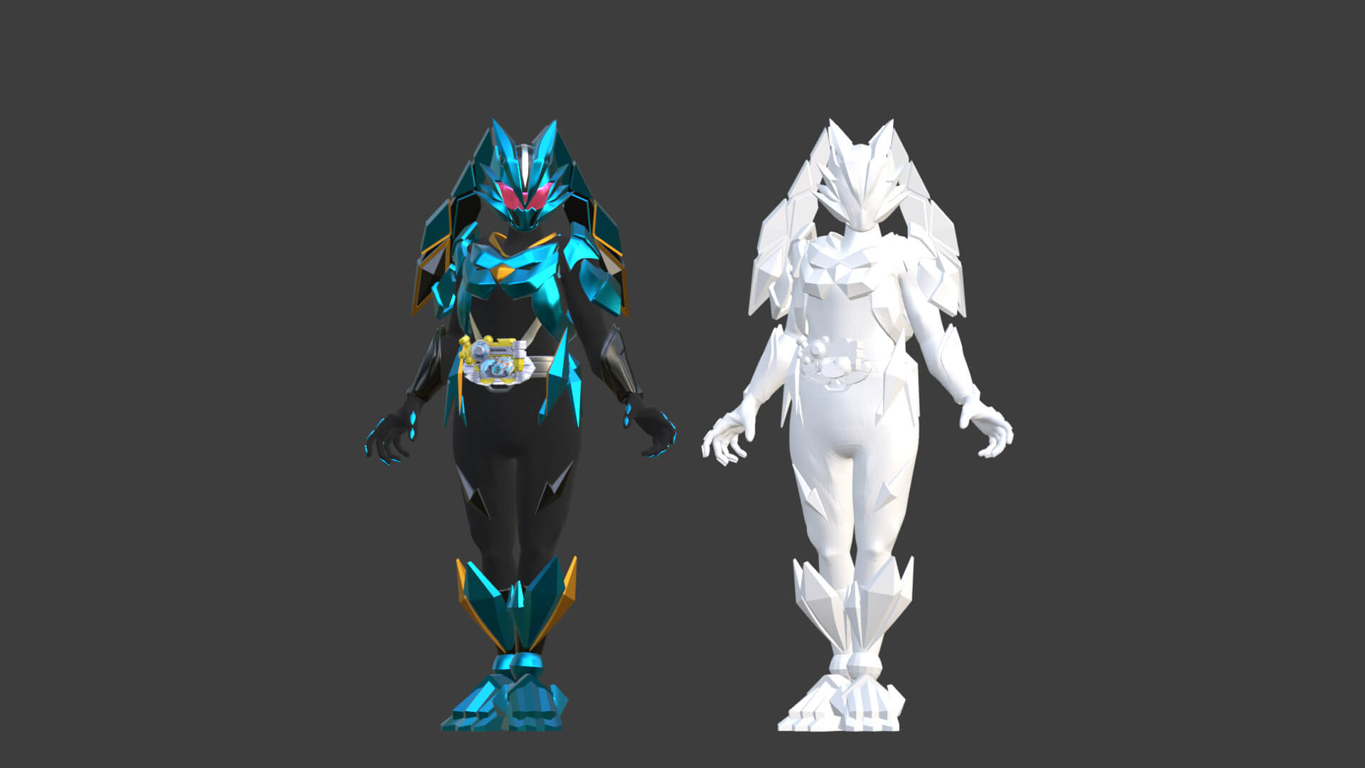 Kamen Rider Datt - Kamen Rider My-Th 3D Model