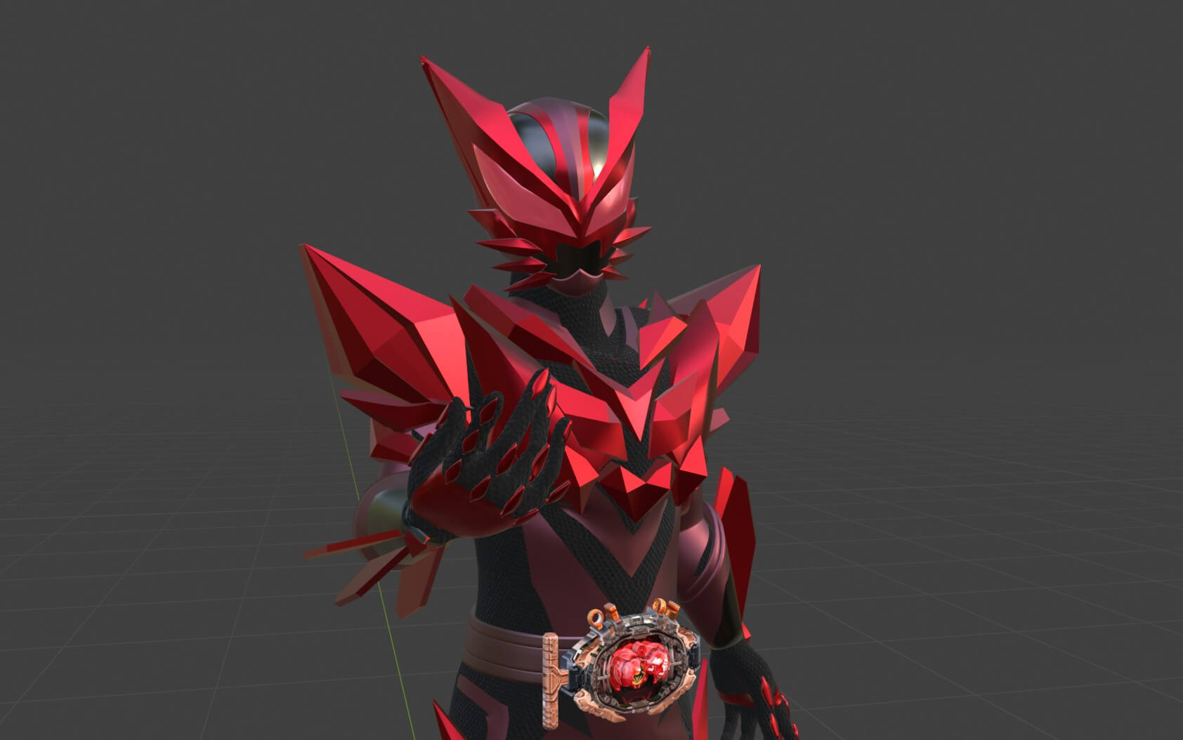Kamen Rider Maou - Kamen Rider My-Th 3D Model