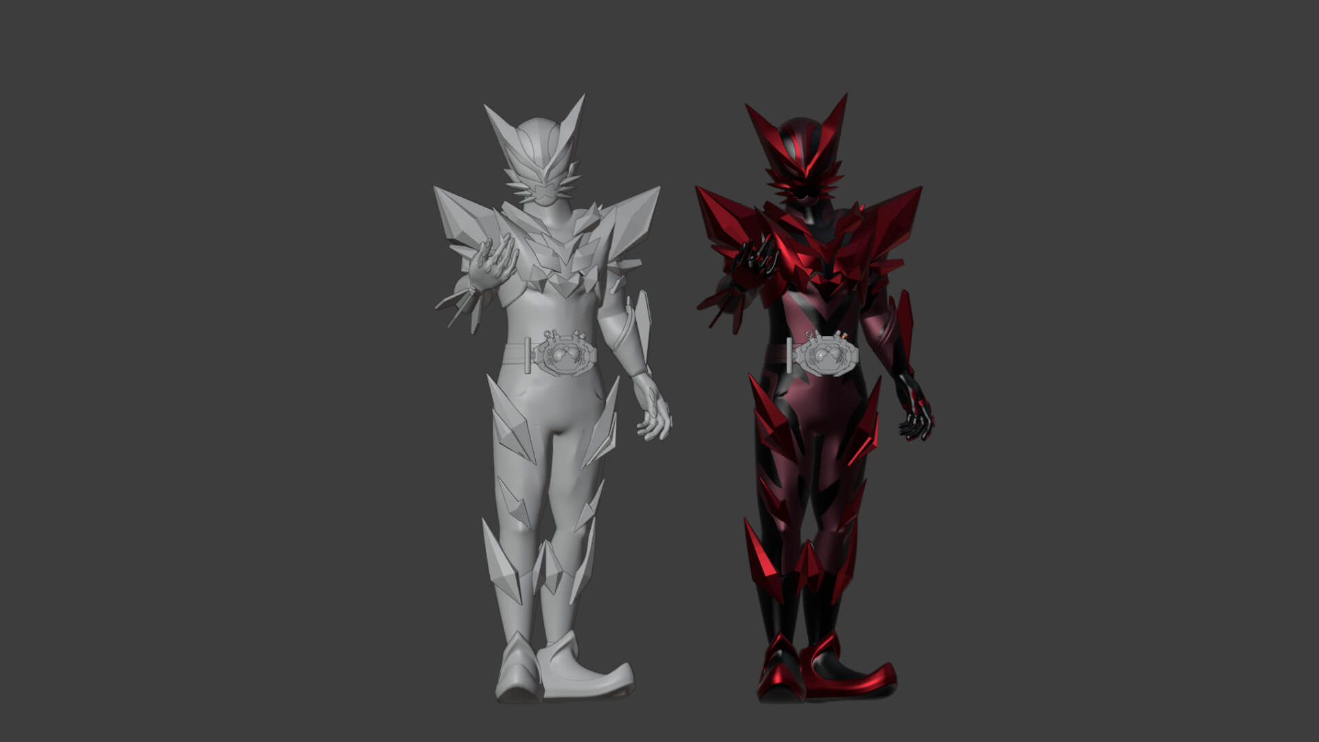 Kamen Rider Maou - Kamen Rider My-Th 3D Model