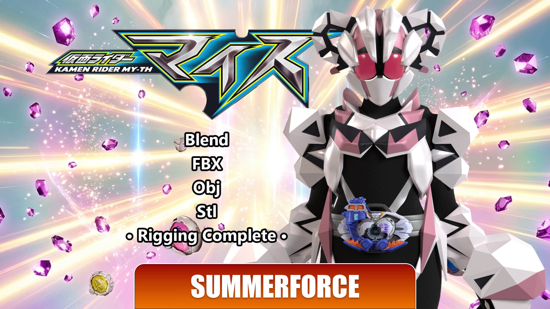 Kamen Rider Mutn - Kamen Rider My-Th 3D Model