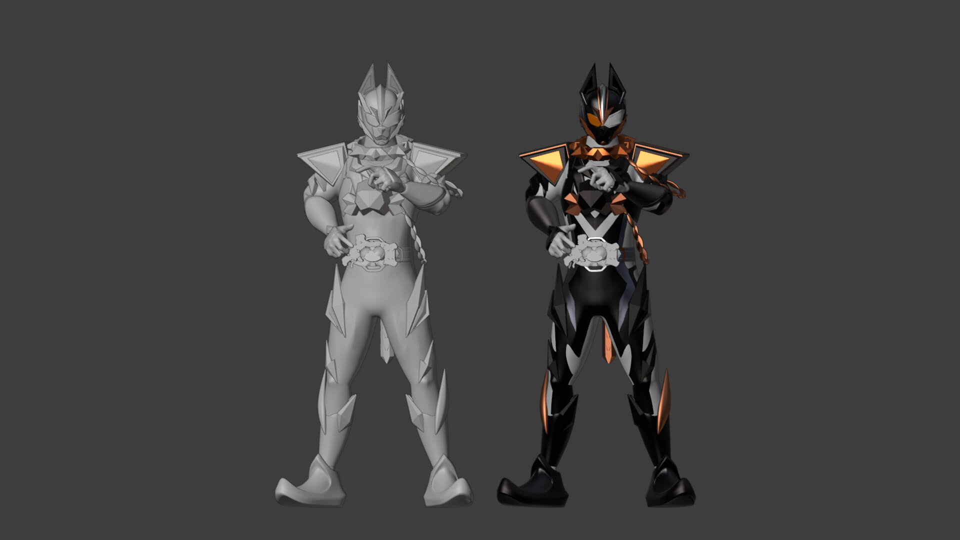Kamen Rider Vanken - Kamen Rider My-Th 3D Model