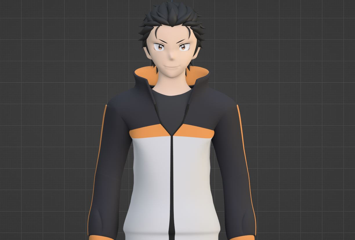 Natsuki Subaru Rezero 3D Model By Summerforce
