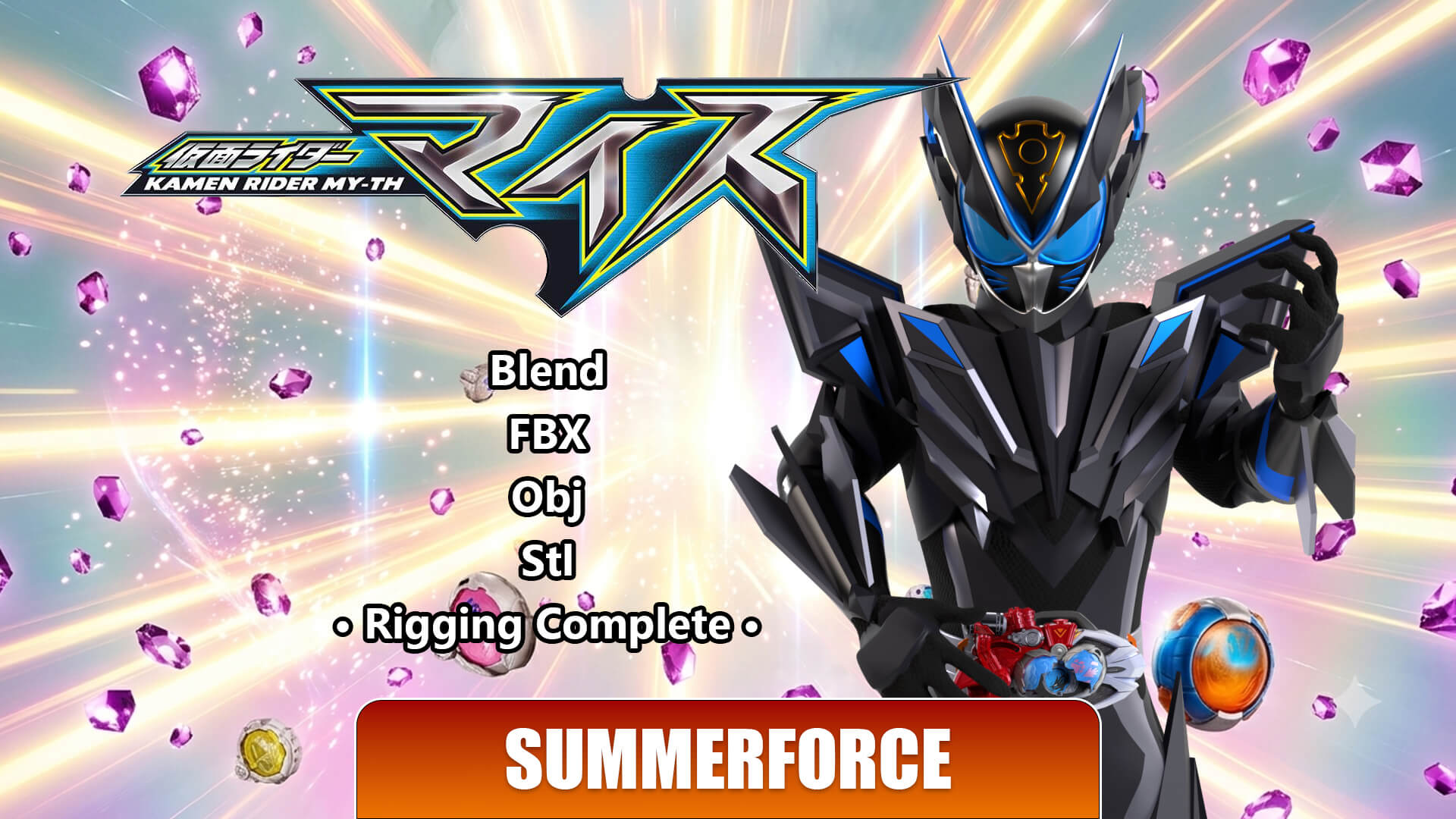 Previous My-Th - Kamen Rider My-Th 3D Model