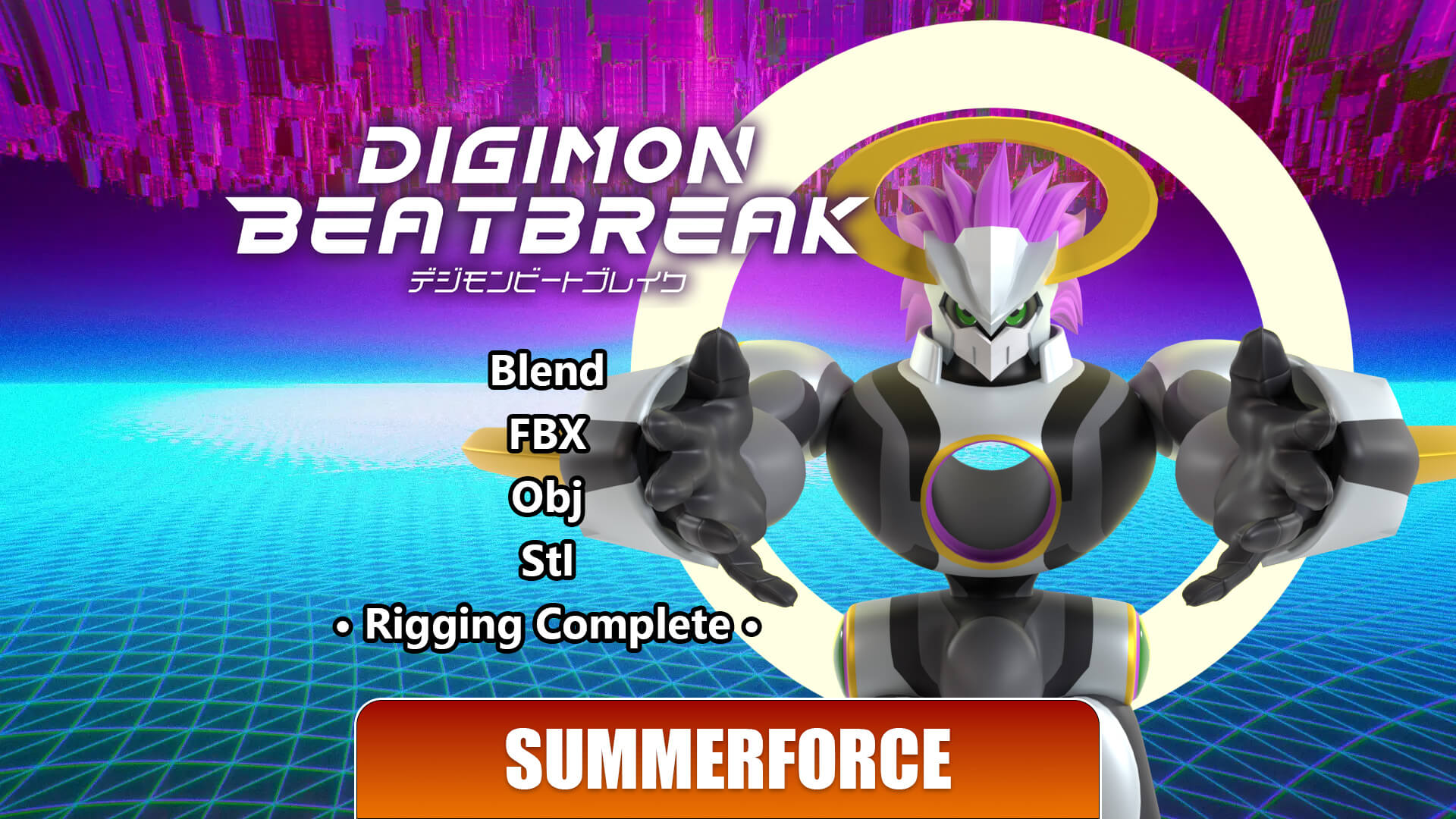 Volvemon - Digimon Beatbreak 3D Model