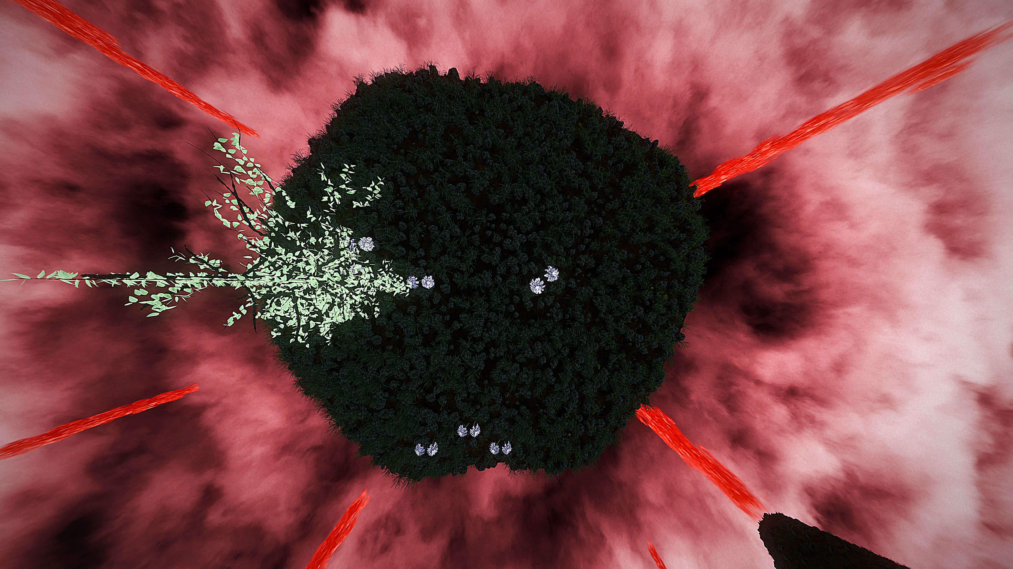 Procedural Floating Islands and Fantasy Nature Environment 3D Model