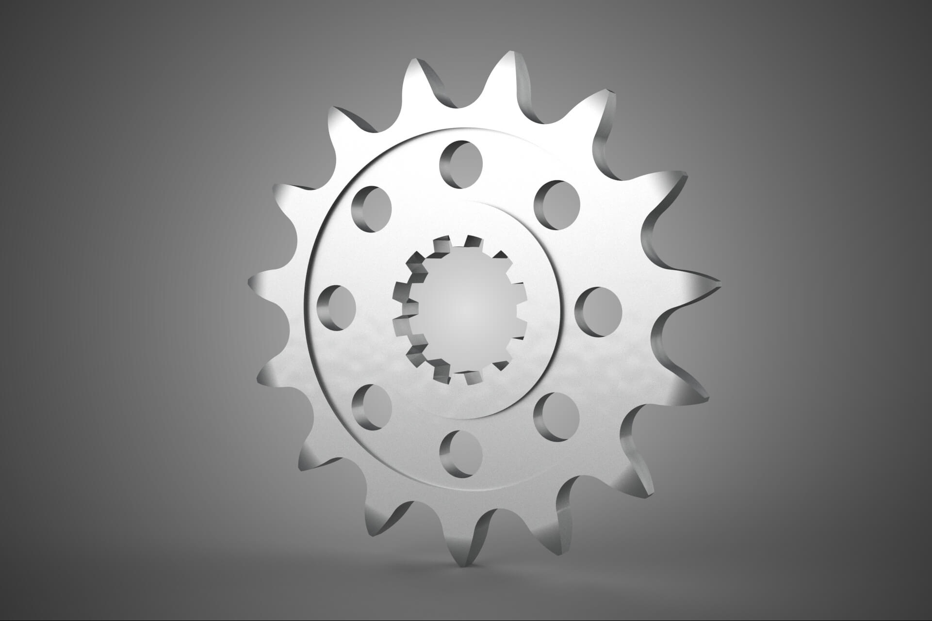 15 Tooth Teeth Front Chain Sprocket Gear Cog Motor Bike MX 3D Model