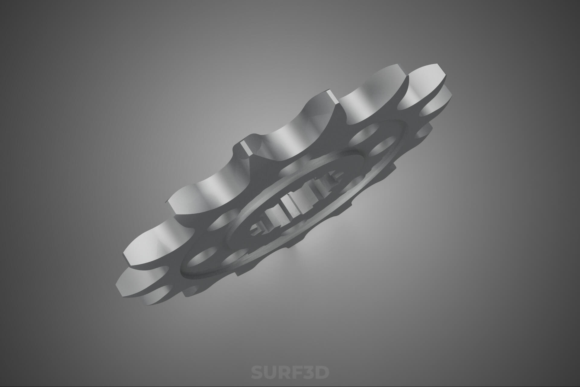 15 Tooth Teeth Front Chain Sprocket Gear Cog Motor Bike MX 3D Model