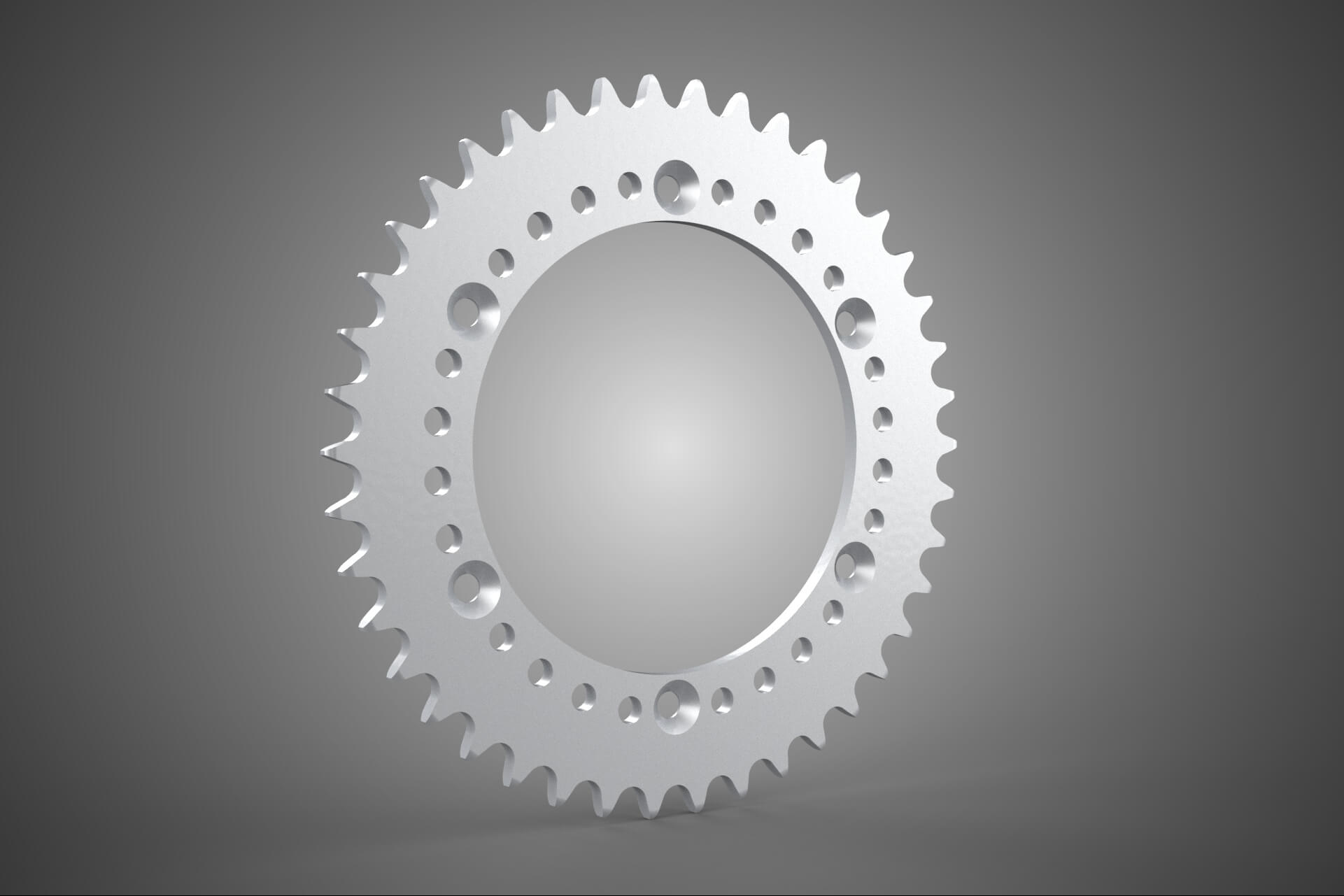 42 Teeth Tooth Rear Chain Sprocket Gear Cog Engine Motorbike 3D Model