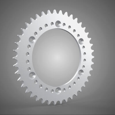 42 Teeth Tooth Rear Chain Sprocket Gear Cog Engine Motorbike