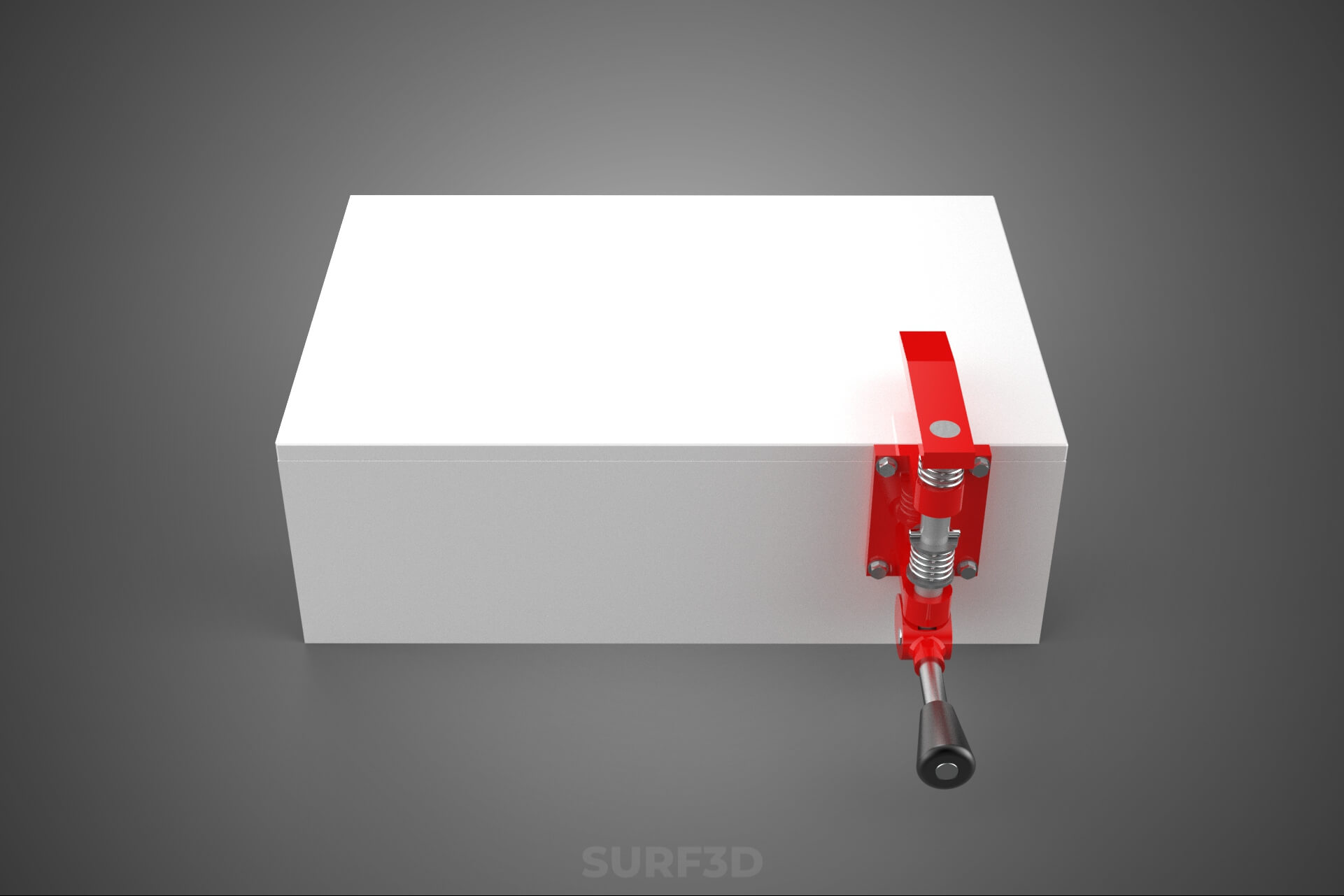 Bench Toggle Vise Clamp Plate Mounted Clamping Jig Fixture 3D Model