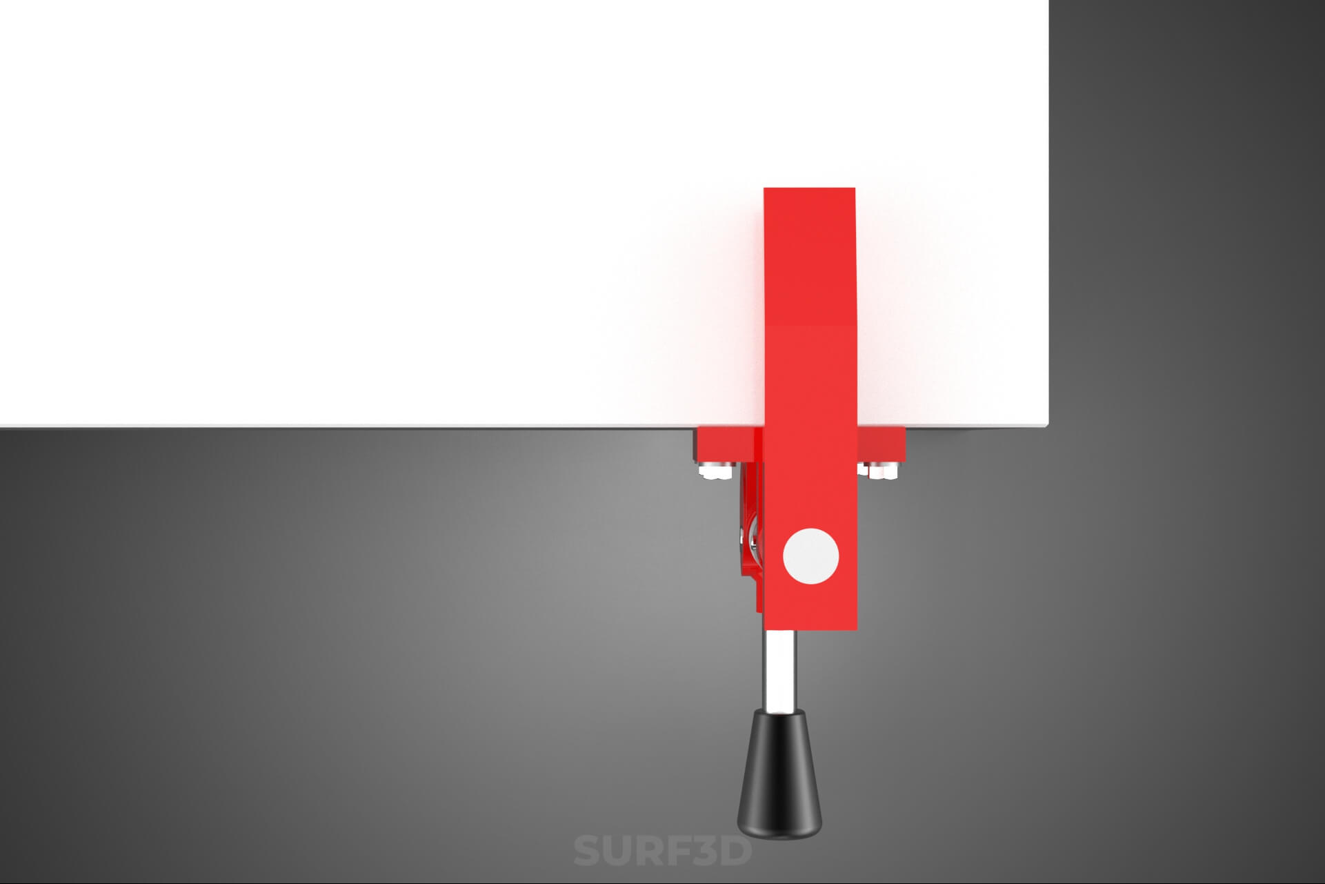 Bench Toggle Vise Clamp Plate Mounted Clamping Jig Fixture 3D Model