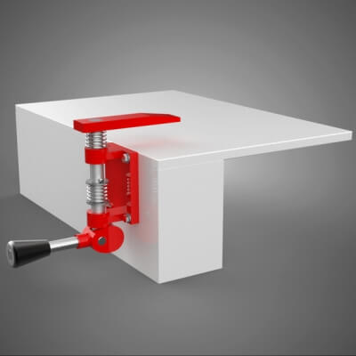 Bench Toggle Vise Clamp Plate Mounted Clamping Jig Fixture