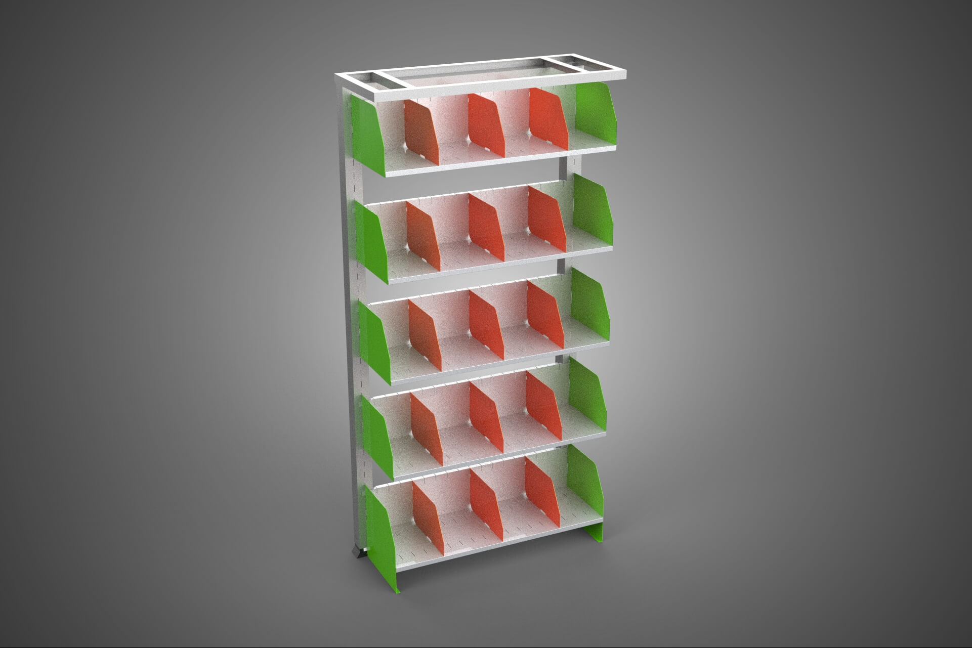 Book Shelf Rack Case Organizer Divider Shelving Bookshelf 3D Model