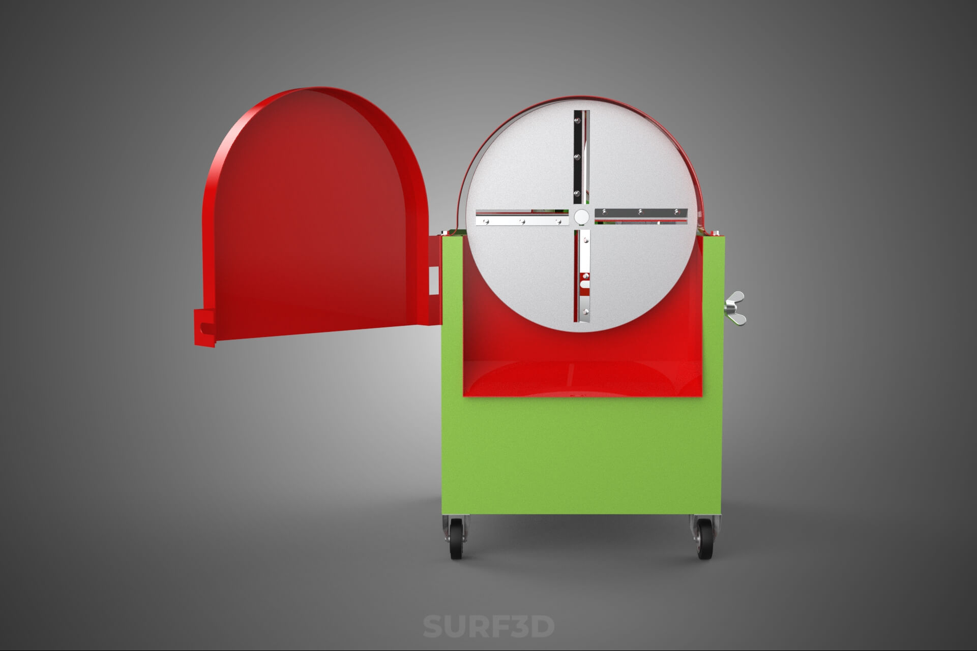 Cassava Potato Tuber Chips Slicer Cut Cutter Chopper Machine 3D Model