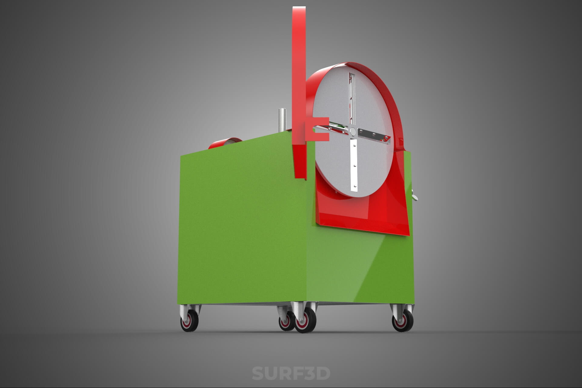 Cassava Potato Tuber Chips Slicer Cut Cutter Chopper Machine 3D Model