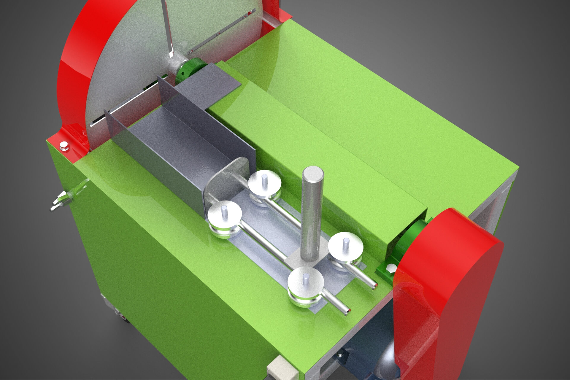 Cassava Potato Tuber Chips Slicer Cut Cutter Chopper Machine 3D Model